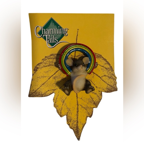 Charming Tails Mouse Lapel Pin Dean Griff Rainbow - Picture 3 of 5